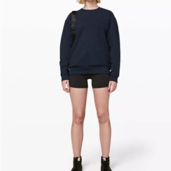 Lululemon All Yours Crew Sweatshirt NISE Night Sea Navy Blue Women’s - Picture 1 of 11